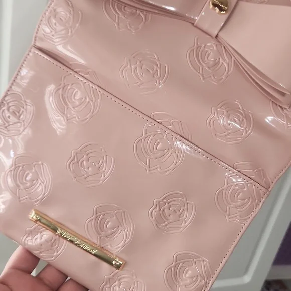 Betsey Johnson Pink Crossbody Purse - Picture 7 of 8